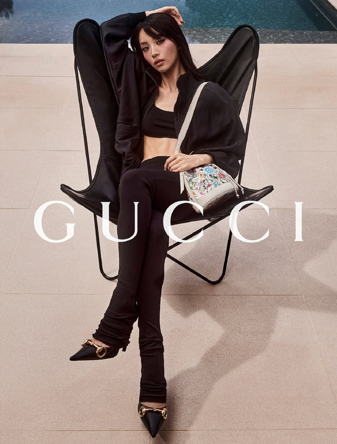 田曦薇Gucci镜头/芒果体育